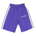 Palm Angels Classic Track Shorts - Purple/White