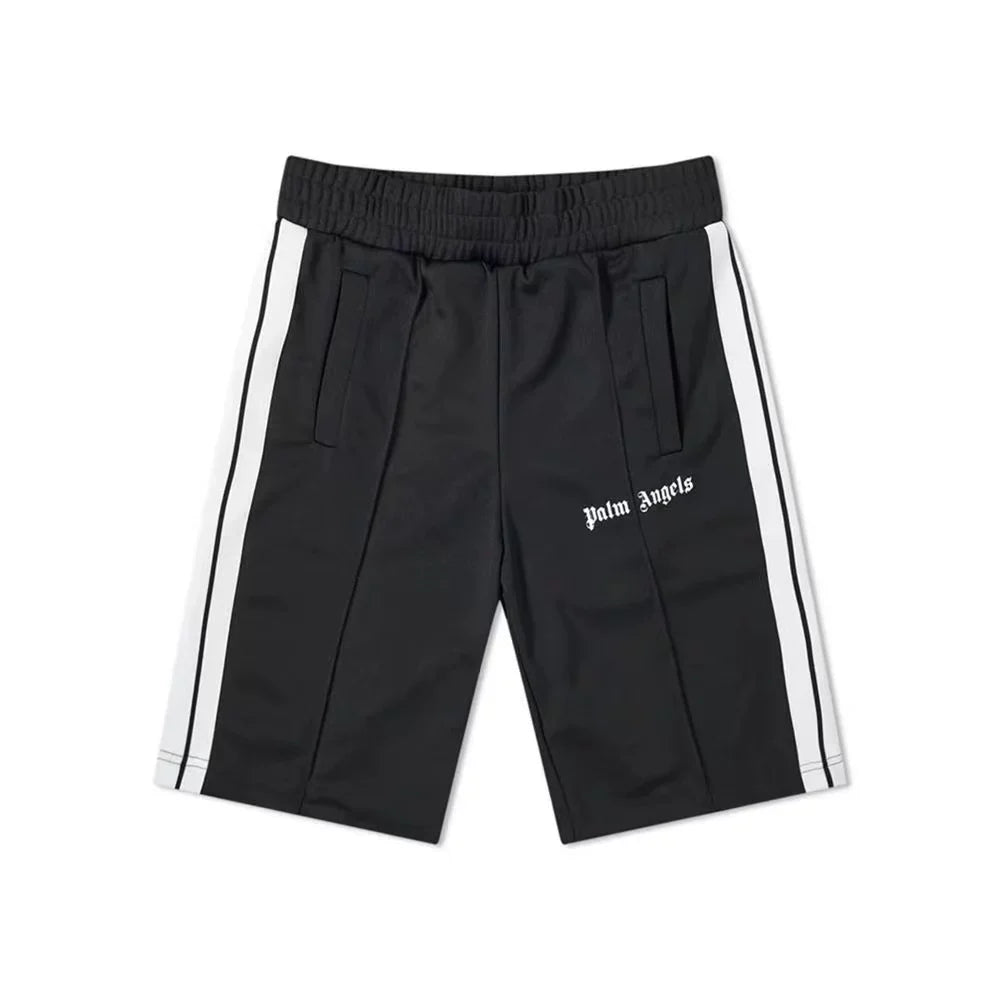 Palm Angels Classic Track Shorts - Black/White