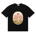RHUDE Chateau Graphic Print T-Shirt - Black