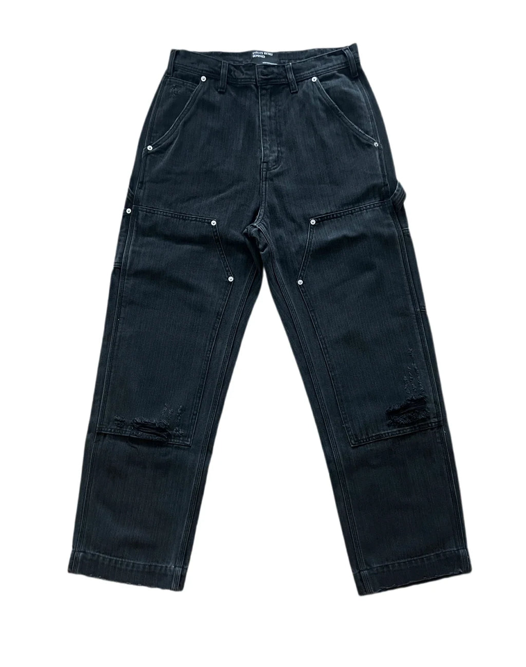 Enfants Riches Déprimés Heavy Distressed Carpenter Pants - Black