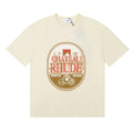 RHUDE Chateau Graphic Print T-Shirt - Cream