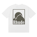 RHUDE Mountain Graphic Print T-Shirt - White