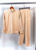 Palm Angels Classic Track Jacket & Pants Set - Khaki/White